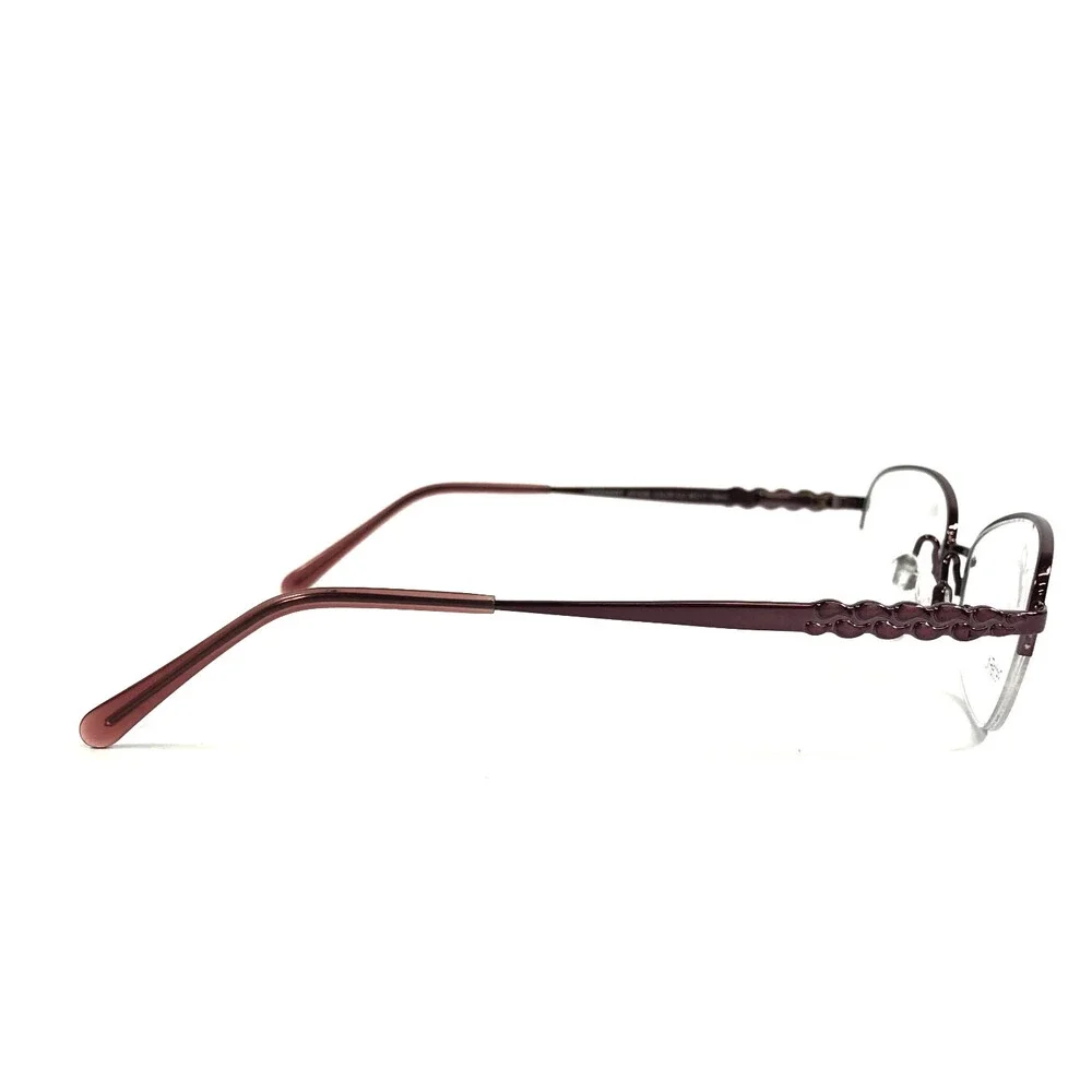 Aristar Petite Eyeglasses Frames AR16380 513 Wine Purple Half Rim 49-17-130